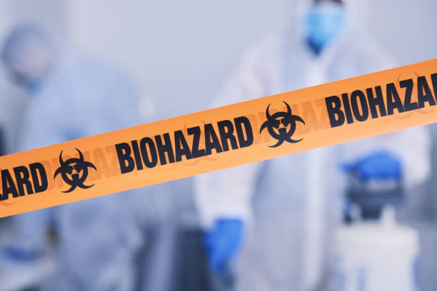 Professional Biohazard Cleanup technician working in Marion, TX